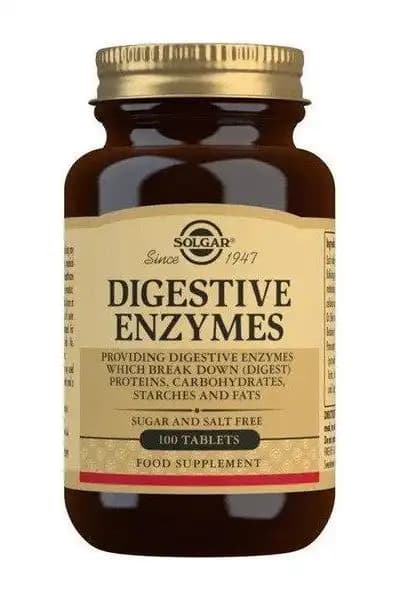 SOLGAR DIGESTIVE ENZYME TABL P/100