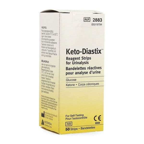 Ascensia Diabetes Care KETODIASTIX BDLETTE B/50