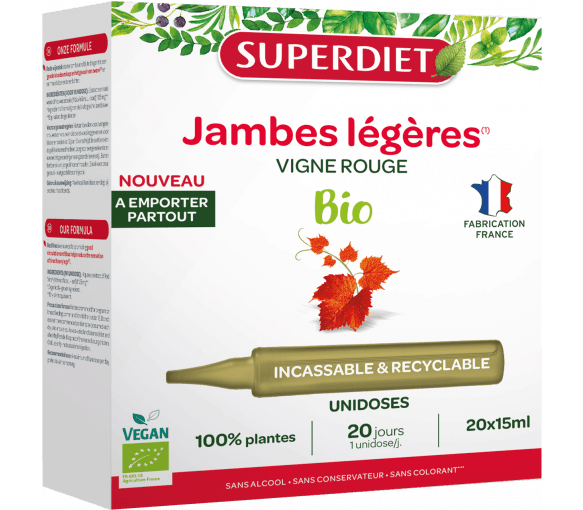 Super Diet SUPERDIET VIGNE RO S BUV JBES LEG 20UNID/15ML