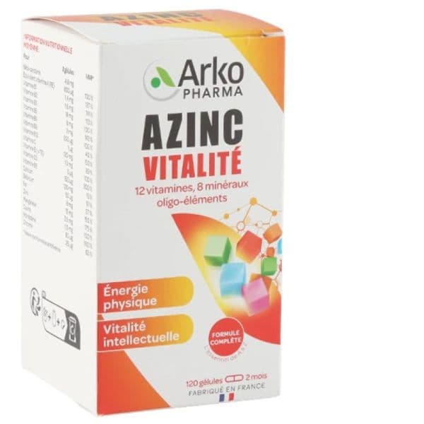 AZINC FORME VITALITE GEL DES 15 ANS FL/150