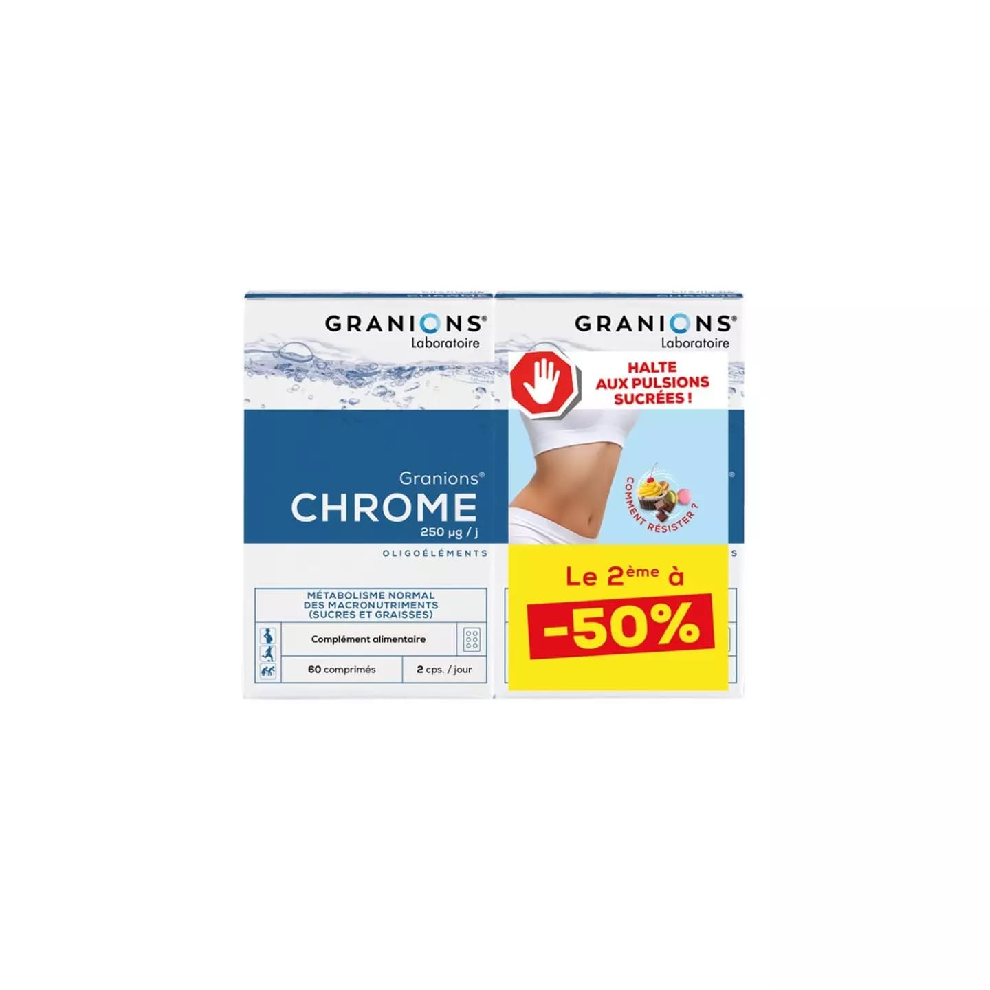 Ea Pharma Equilibre Attitude GRANIONS CHROME 250MG CPR 2B/60
