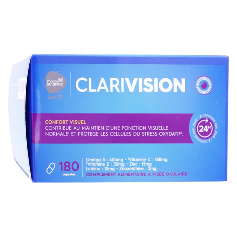 CLARIVISION 180 GELULES PHARMASCIENCE