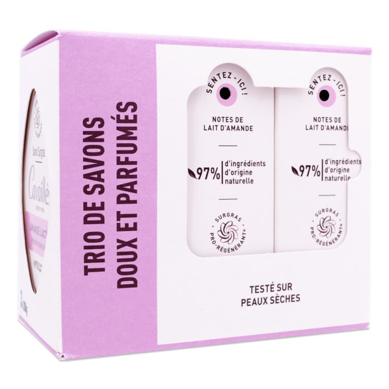 CAVAILLES SAV SURGRAS AMANDE LACT 3X200G