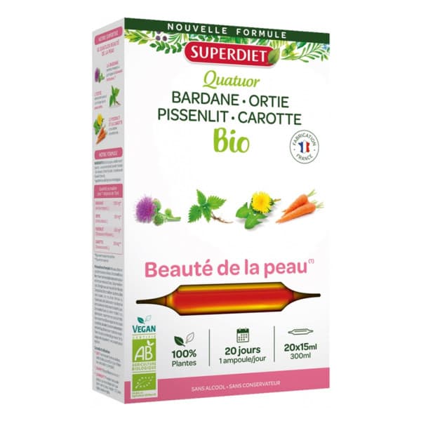 Super Diet SUPERDIET QUATUOR BIO S BUV BEAUTE P 20A/15ML