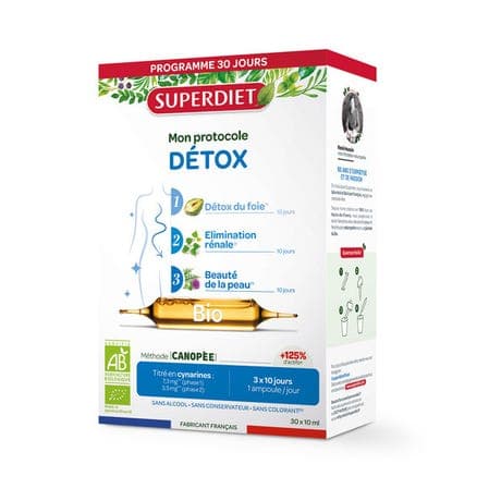 SUPERDIET S BUV PROTOCOLE DETOX BIO 30A/15ML