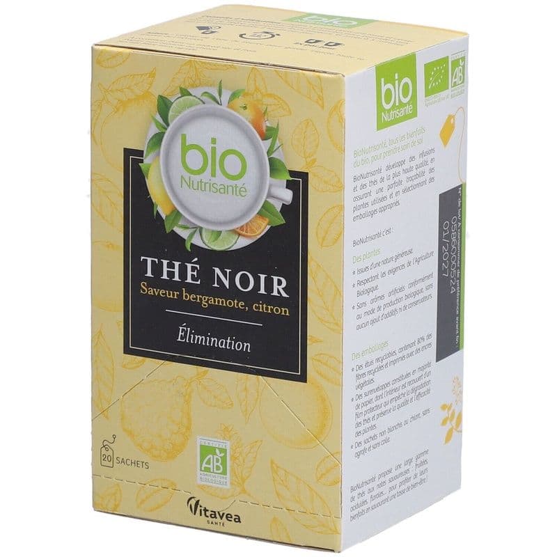 Havea Pharma NUTRISANTE INFUS BIO THE NOIR BERGAM 20SACH