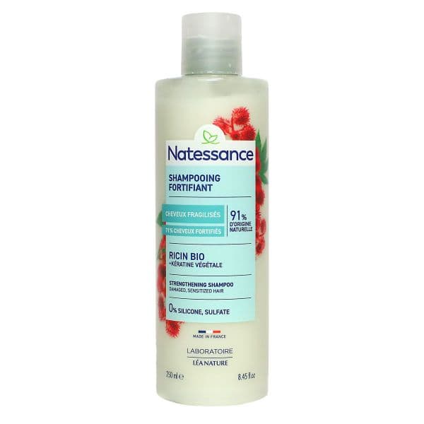 Natescience NATESSANCE RICIN SHAMP REPAR FORTIF FL/250ML