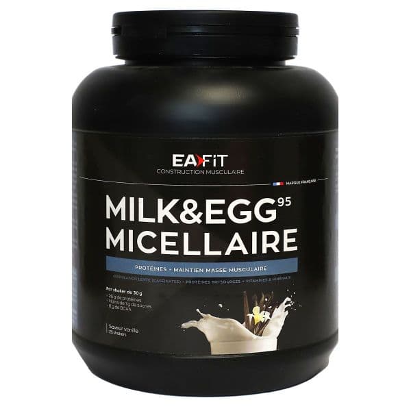 EAFIT MILK EGG95M PDR P BOISS VANILLE 750G