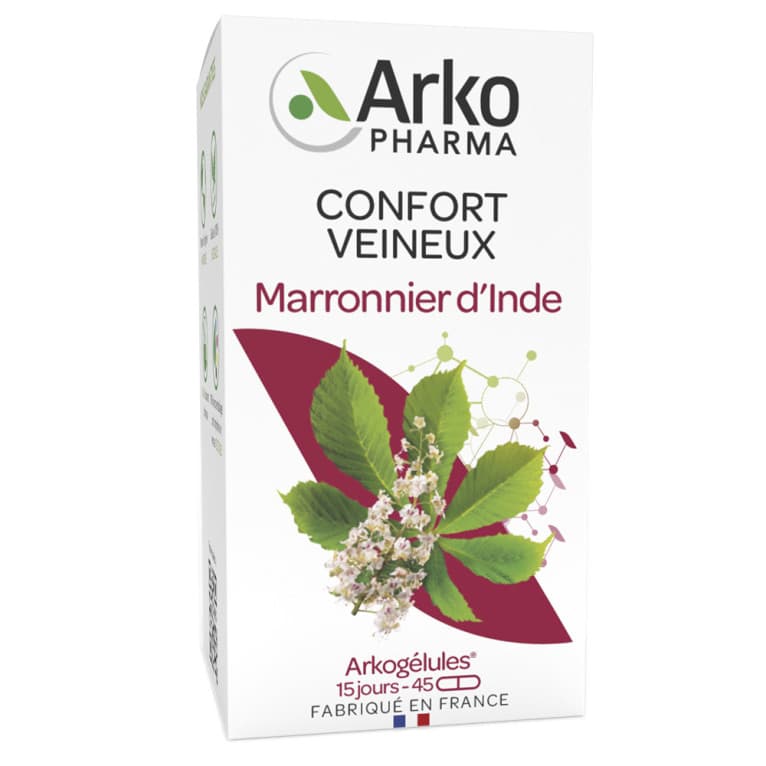 Arkopharma ARKOGELULES MARRONNIER D'INDE BIO GEL FL/45