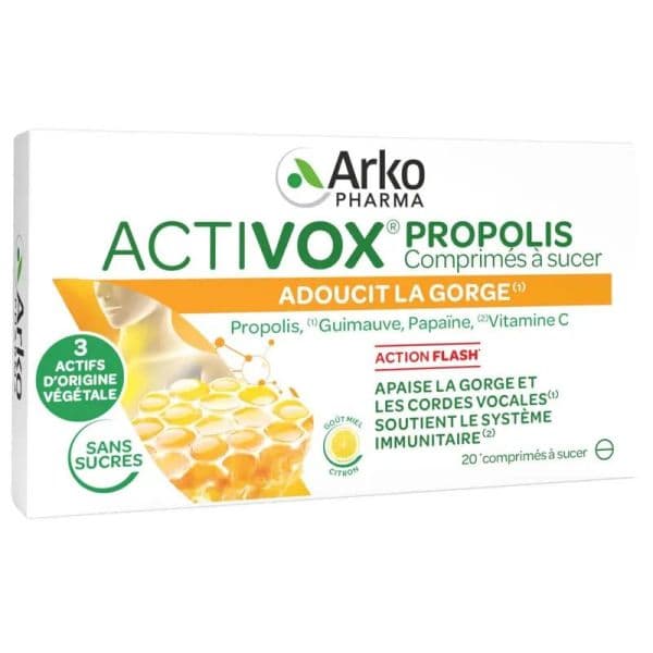 ACTIVOX PROPOLIS CPR SUC B/20
