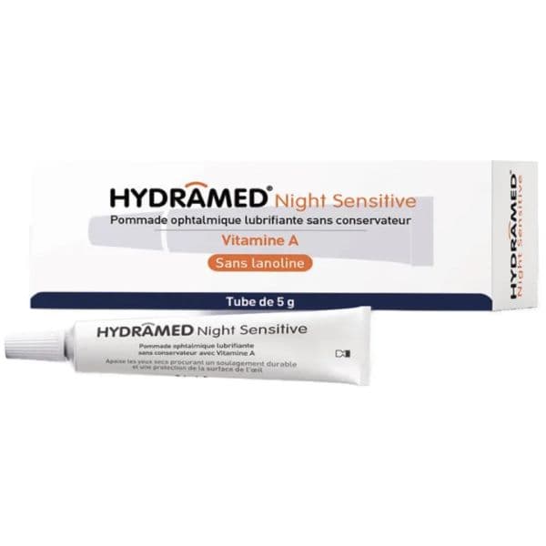 HYDRAMED NIGHT SENSITIVE POM OPHT LUBRIF T/5G