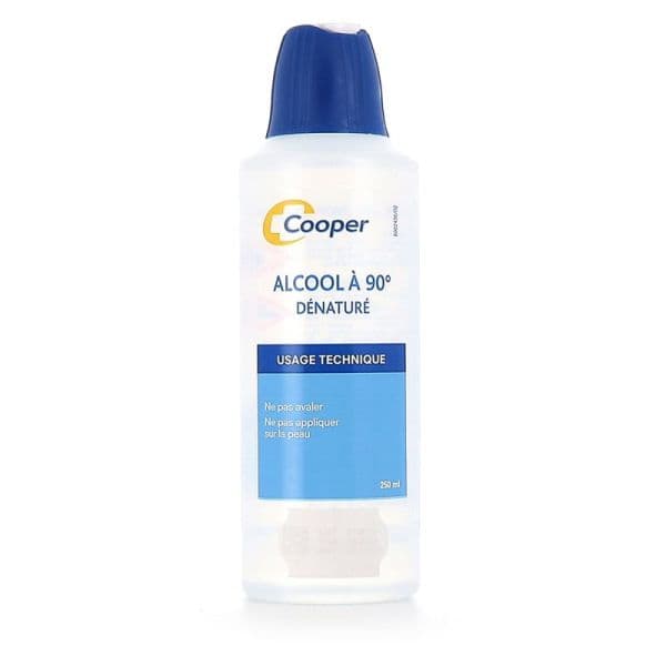 ALCOOL DENATURE COOPER 90° SOL FL/250ML