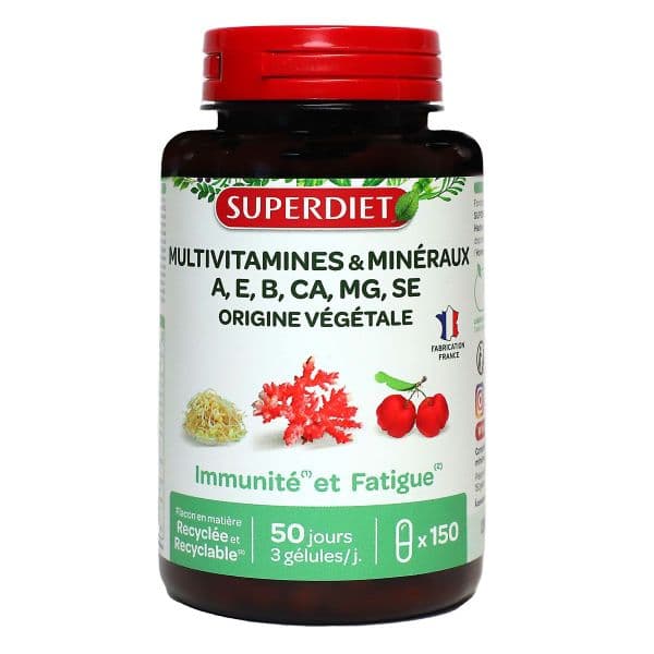 SUPERDIET CPLXE MULTIVIT MINERAUX GEL B/150