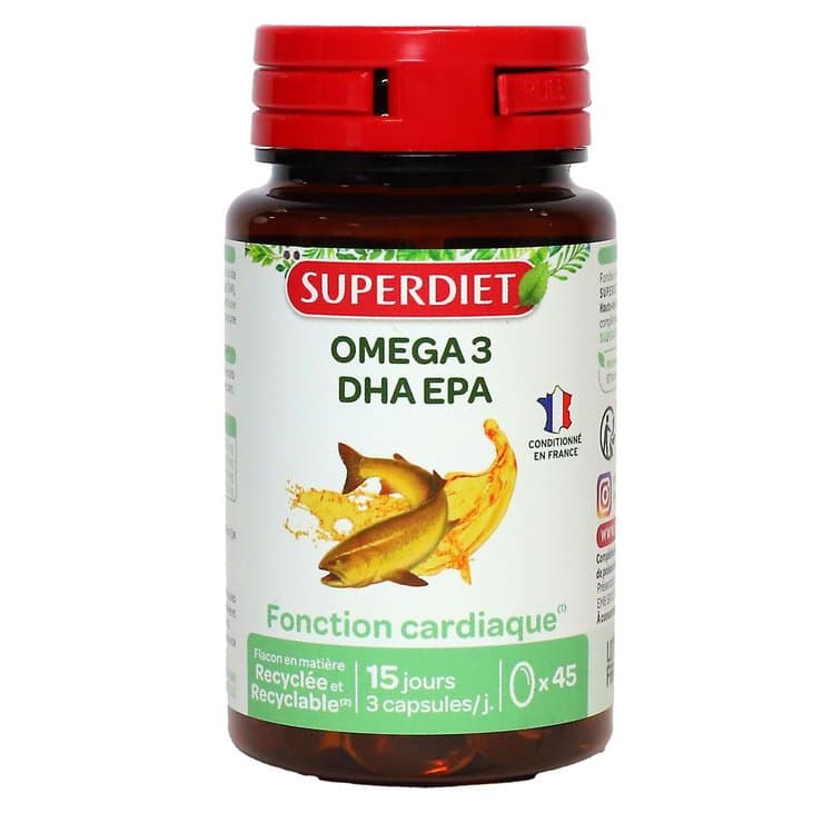 SUPERDIET OMEGA 3 45 CAPSULES