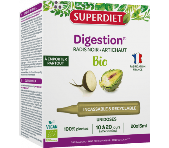 Super Diet SUPERDIET RADIS NR ARTICHAUT BIO S BUV 20UNID