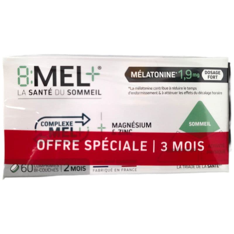 Inconnu 8 MEL+ 1,9MG CPR PACK 3MOIS