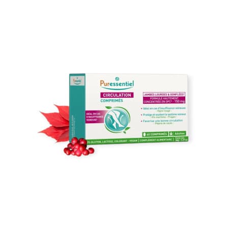 PURESSENTIEL COMPRIMES CIRCULATION 60 CPRS