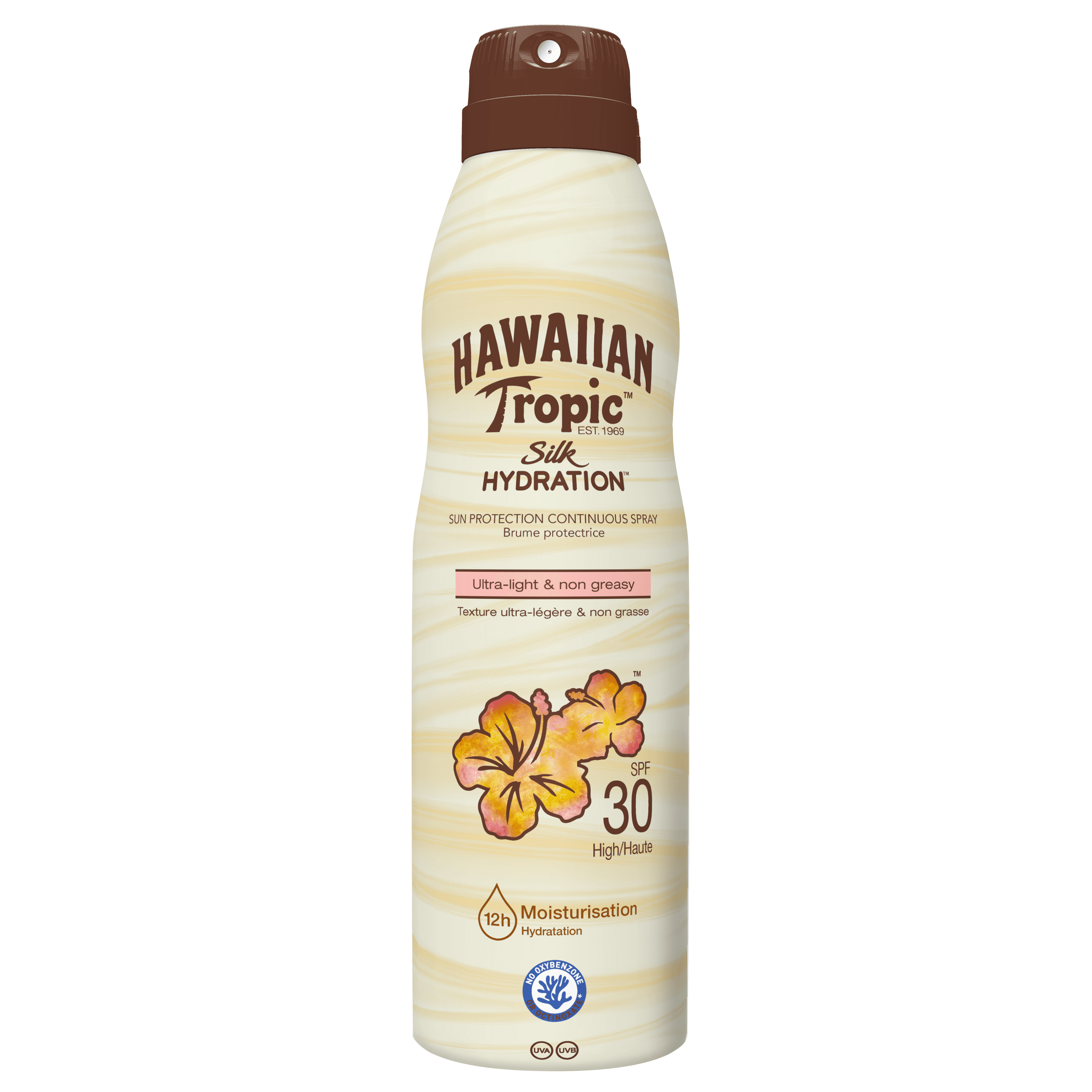 HAWAIIAN TROPIC SPF30 BRUME SILK HYDRAT 177ML