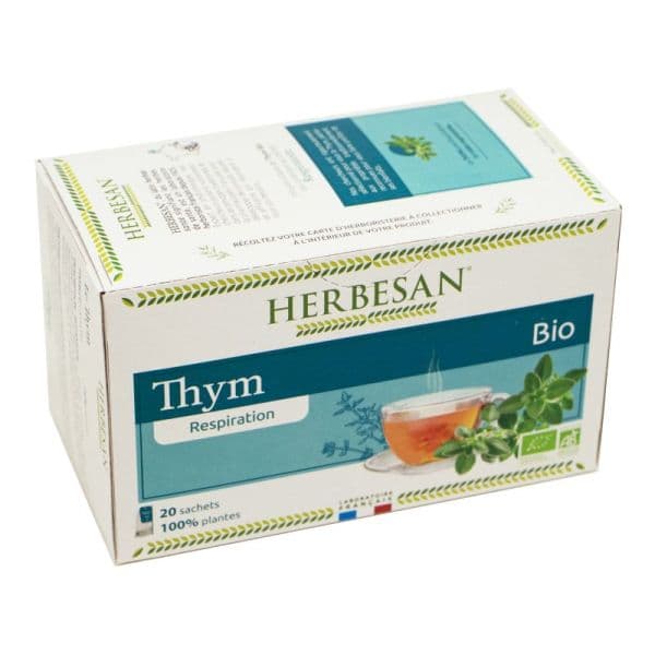 Super Diet HERBESAN INF BIO MONOPLTE THYM TIS 20SACH