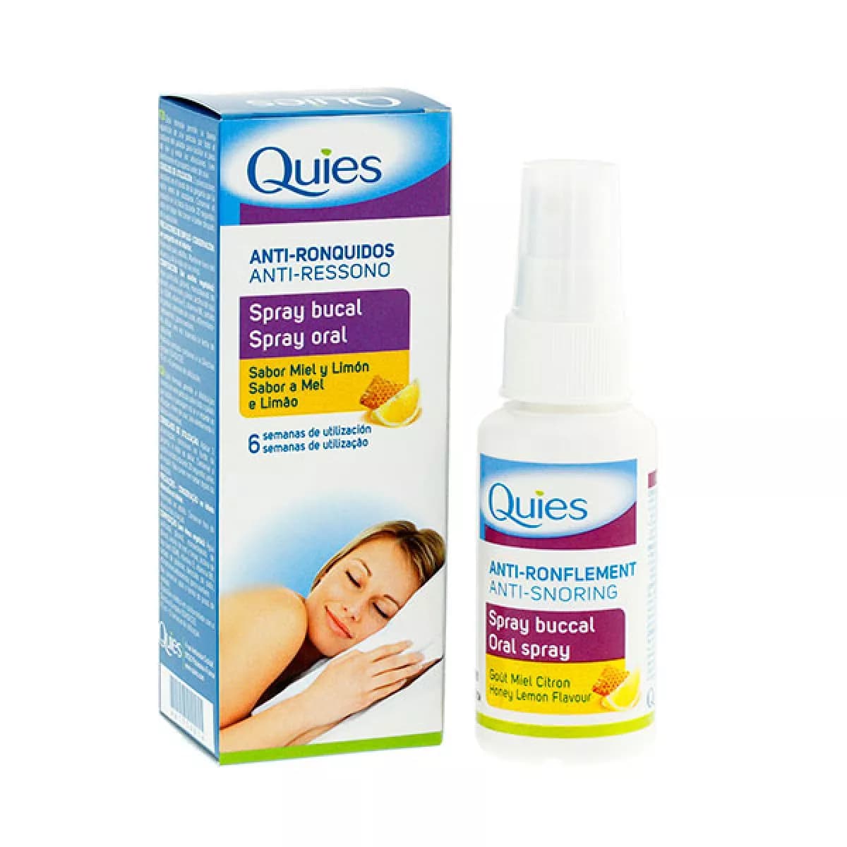 QUIES S BUC ANTI-RONFLEM MIEL CITRON SPR/70ML
