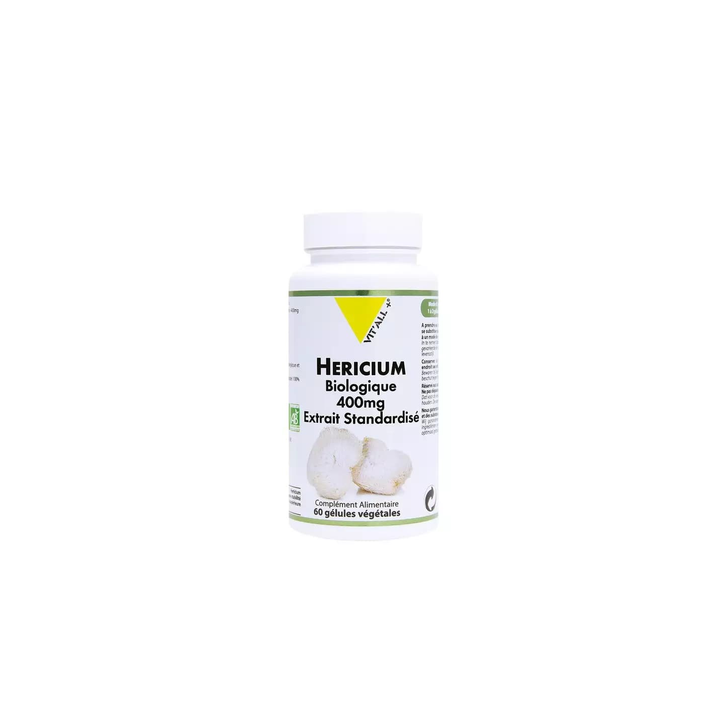 Inconnu VIT'ALL+ HERICIUM BIO* 400MG EXTRAIT STANDARDIS