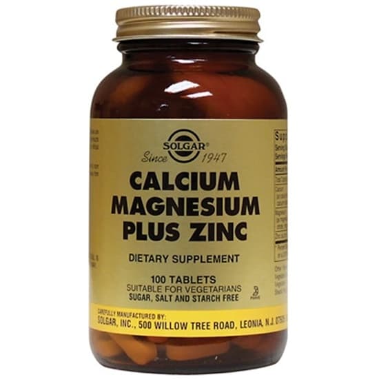 Nestlé Health Science SOLGAR CALCIUM MAGNESIUM ZINC TABL P/100