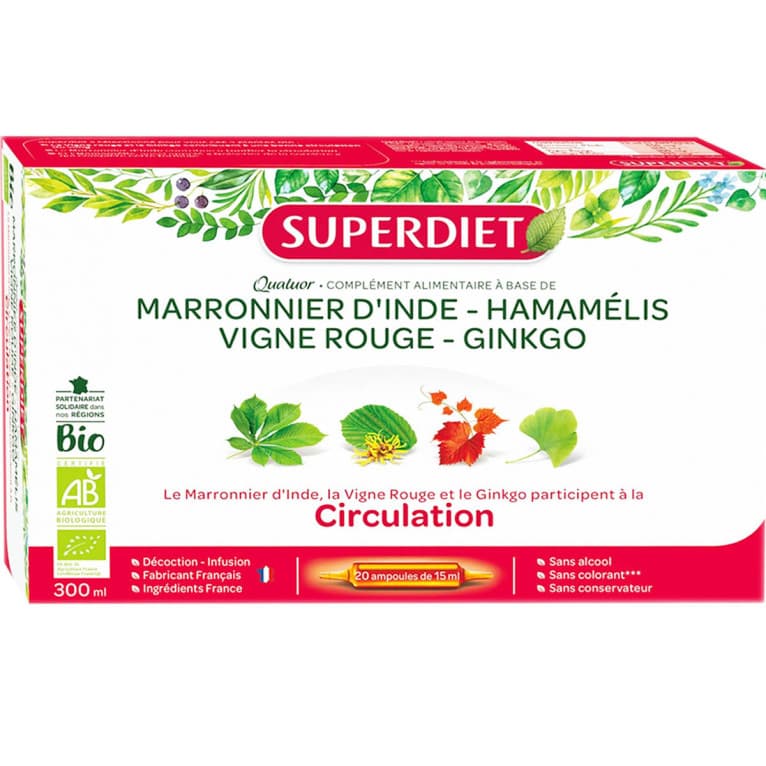 SUPERDIET QUATUOR BIO S BUV CIRCUL 20A/15ML