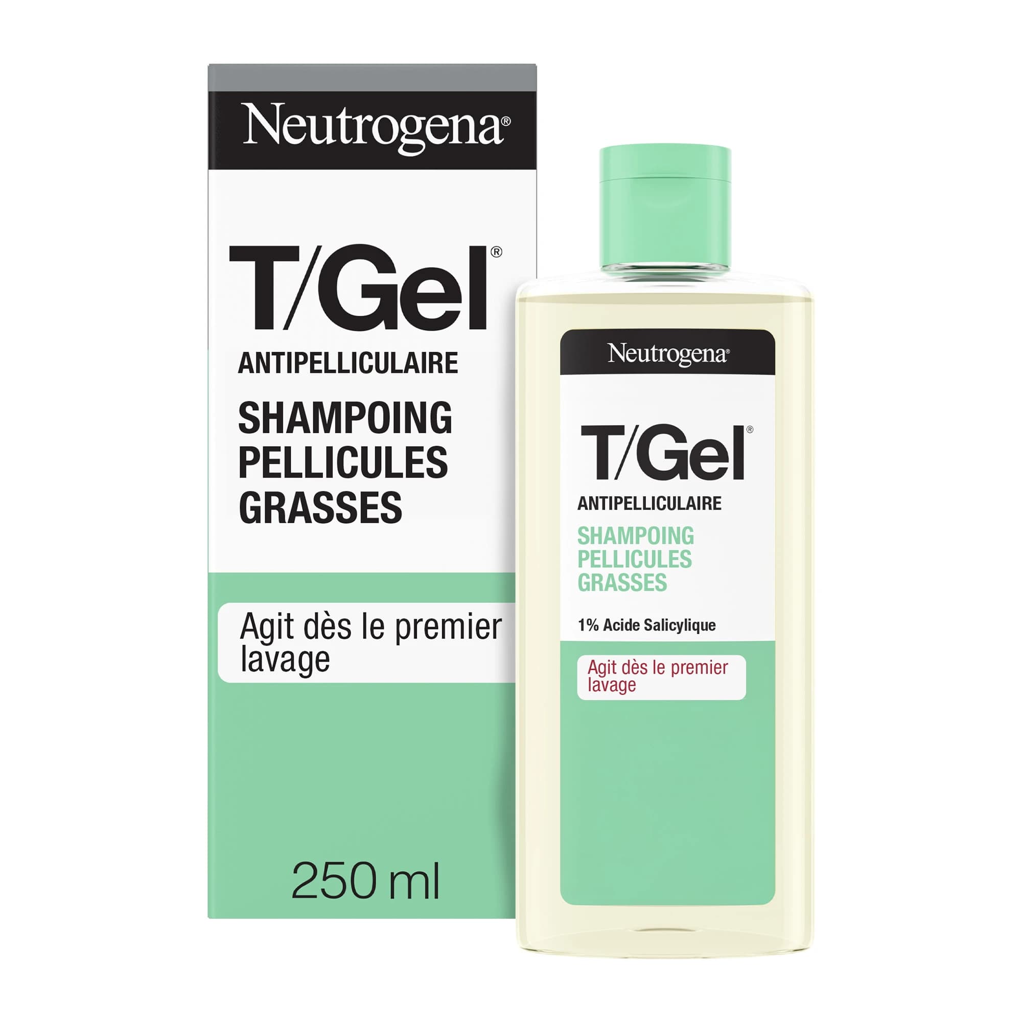 NEUTROGENA T GEL SHAMP PELLICUL GRASSES 250ML