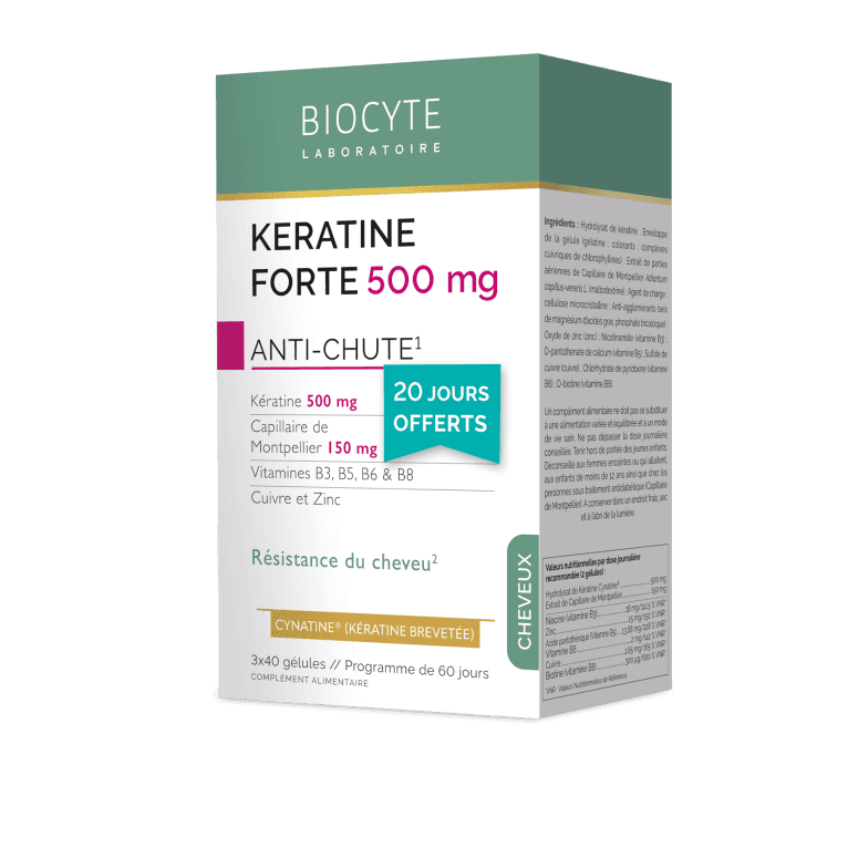 Biocyte BIOCYTE KERATINE ANTI-CHUTE GEL B/120