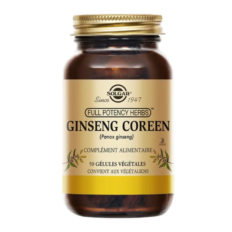 SOLGAR GINSENG PANAX COREEN GEL P/50