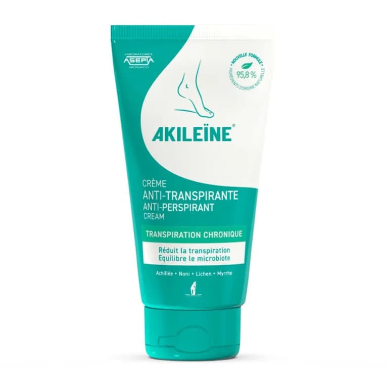 Asepta AKILEINE SOINS VERTS CR ANTITRANSP T/75ML