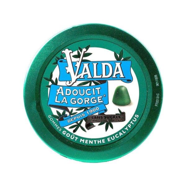 VALDA SS SUC GOM MACH MENT EUCALYPT B/50G