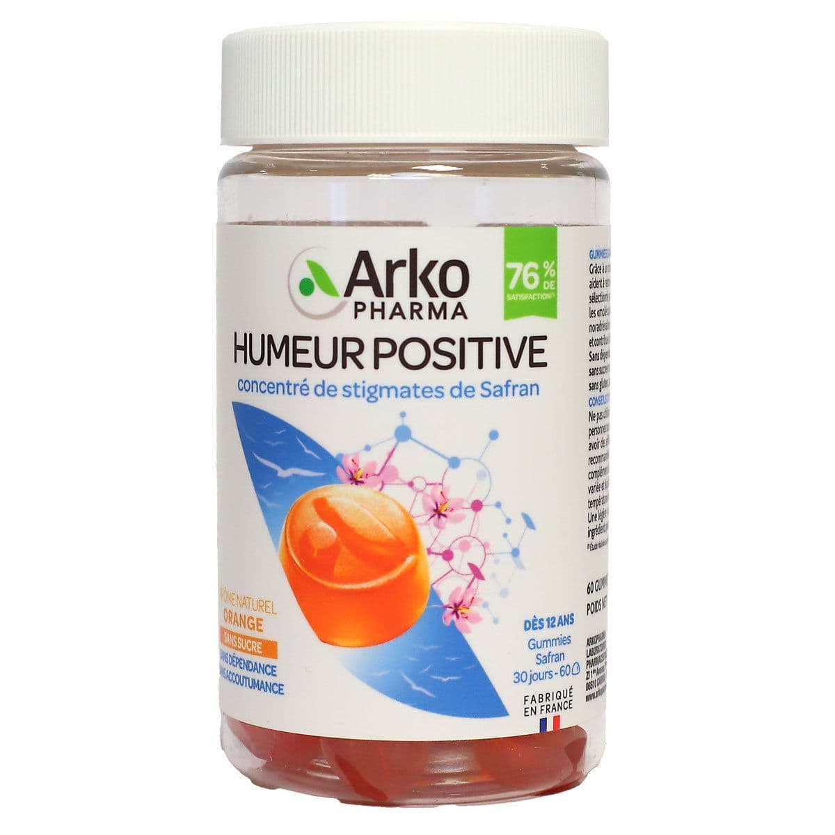 Arkopharma ARKOPHARMA GUMMIES SAFRAN GOM HUM POSIT P/60