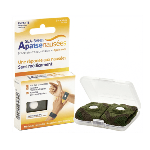 SEA-BAND BRACELET ANTI-NAUSEES ENF VERT
