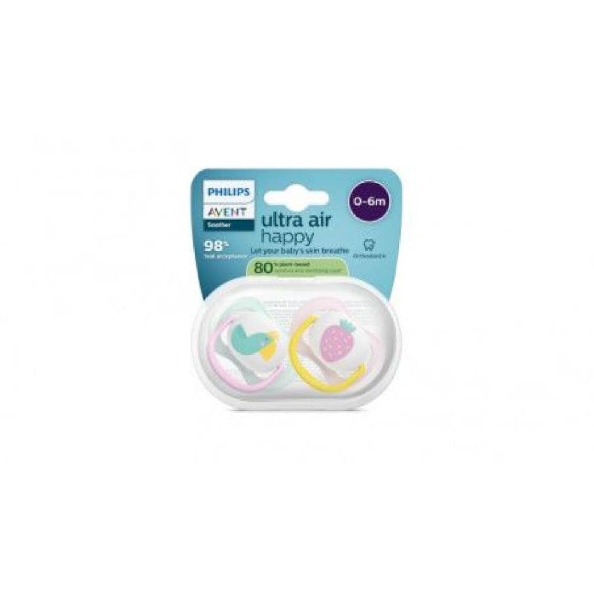 AVENT SUCETTE ULTRA AIR ANI/FR 0/6M X2