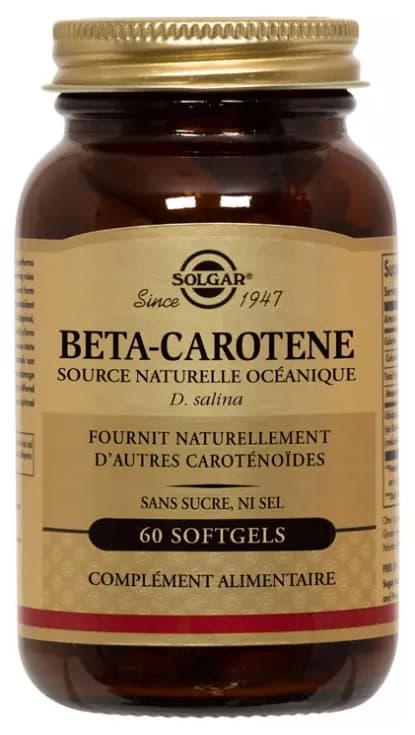 SOLGAR BETA-CAROTENE CAPS P/60