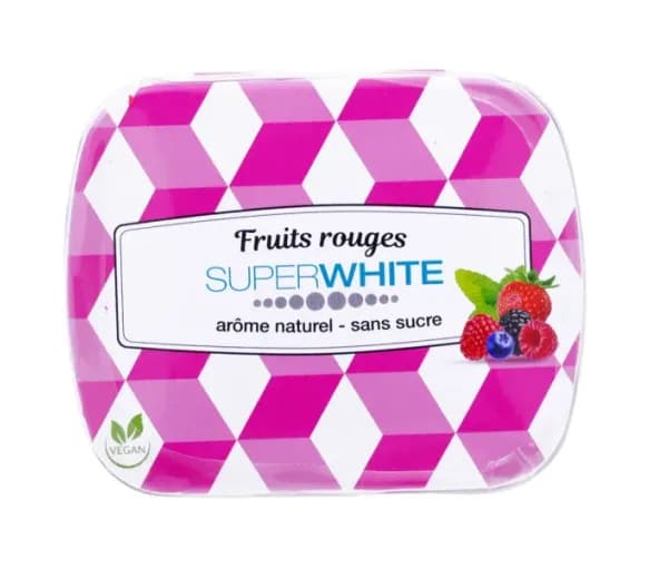 SUPERWHITE PAST FRAICH FRUITS ROUGES B/50