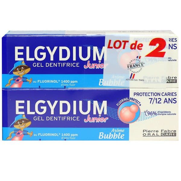 ELGYDIUM JUNIOR PATE DTF BUBBL 7-12ANS 2/50ML
