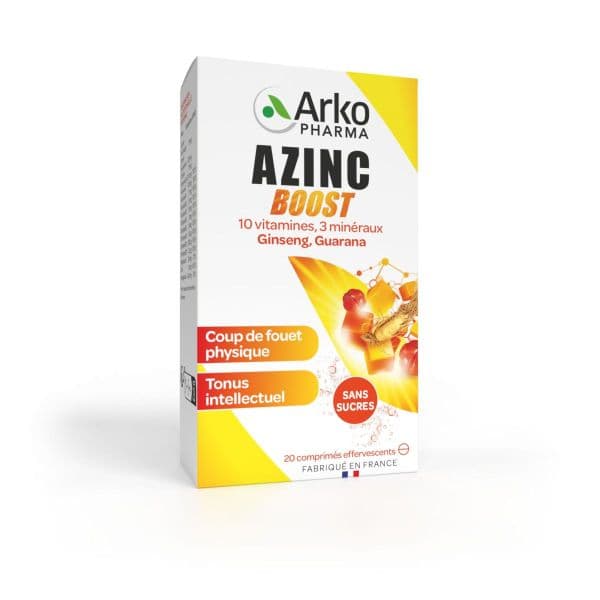 Arkopharma AZINC BOOST EFFERV CPR EFF DES 15 ANS B/20