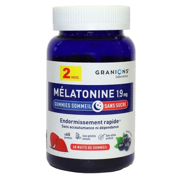 GRANIONS GUMMIES MELATONINE 1,9MG GOM FL/30