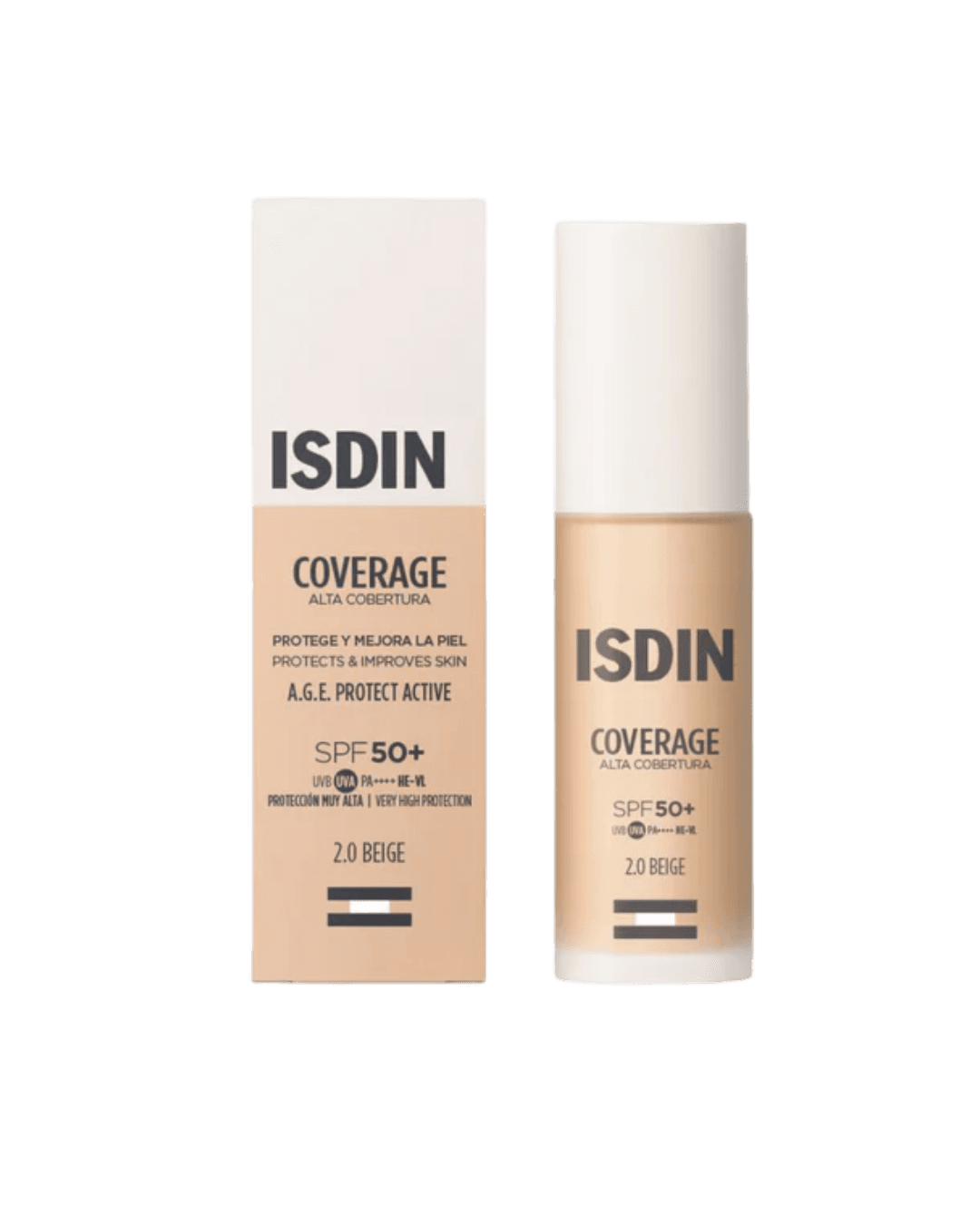 Force One Pharma ISDIN COVERAGE FDT BEIGE SPF50 30ML