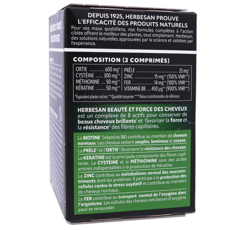 HERBESAN BEAUTE FORCE CHEVEUX CPR B/60