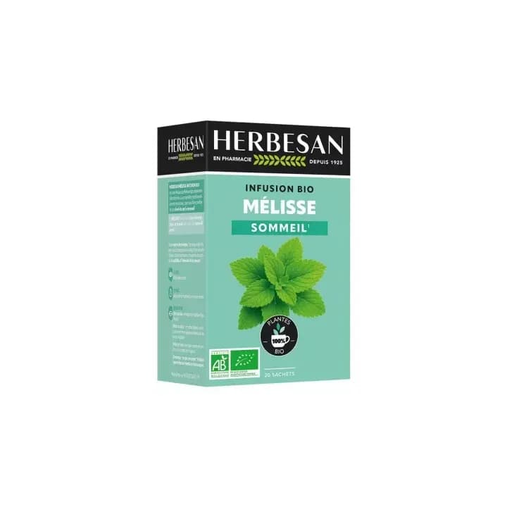 HERBESAN INF BIO MONOPLTE MELISSE TIS 20SACH