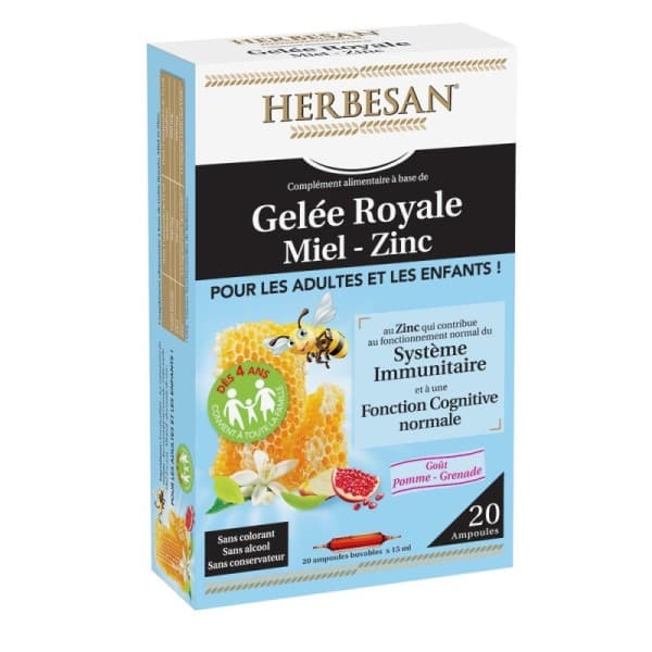 Super Diet HERBESAN GELEE ROY 400MG MIEL ZN S BUV 20A