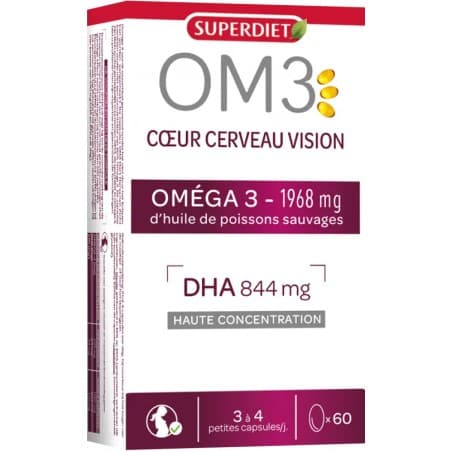 OM3 DHA COEUR CERVEAU VISION CAPS B/60