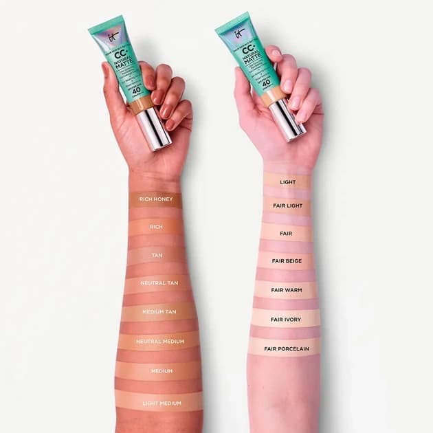 IT CC OIL FREE MATTE SPF40 MEDIUM TAN