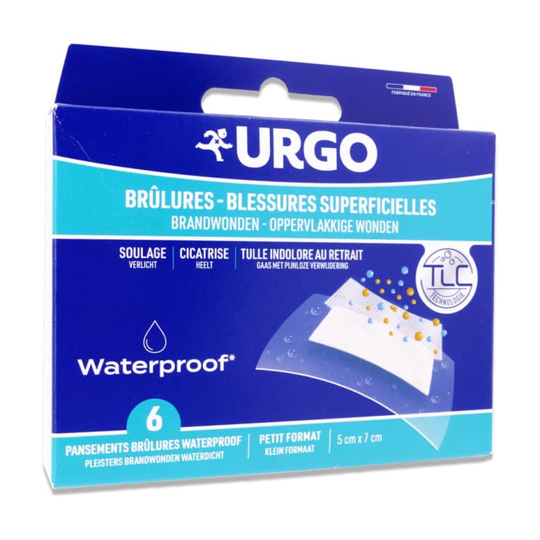 Urgo URGO BRULURES PANS WATERP PM B/6