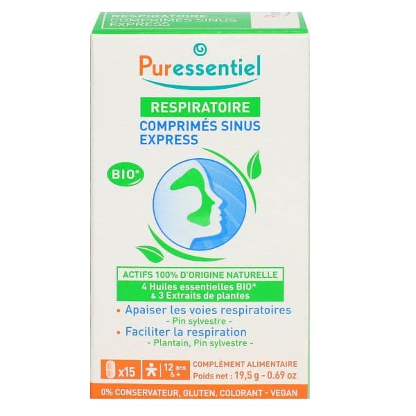 PURESSENTIEL RESPIRATOIRE CPR SINUS EXPR B/15