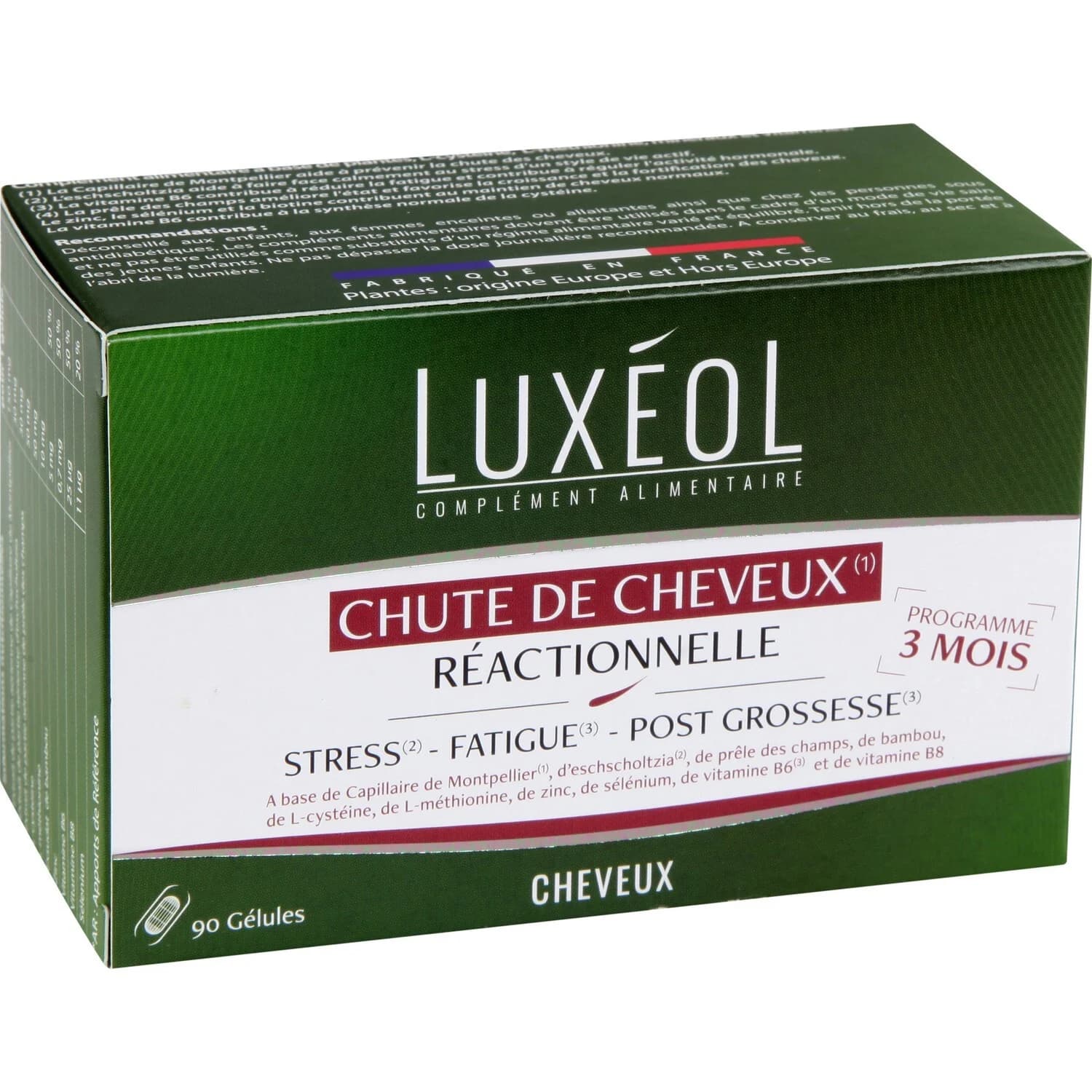 Luxéol LUXEOL CHUTE CHEV REACTION GEL B/90