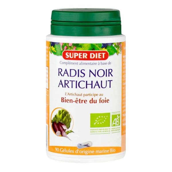 Super Diet SUPERDIET RADIS NOIR ARTICHAUT BIO GEL B/90
